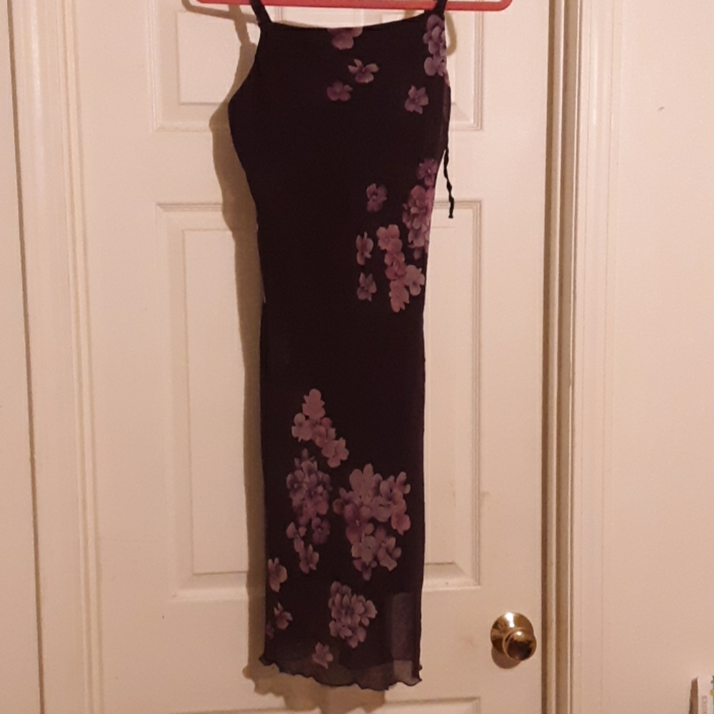 Purple flower dress